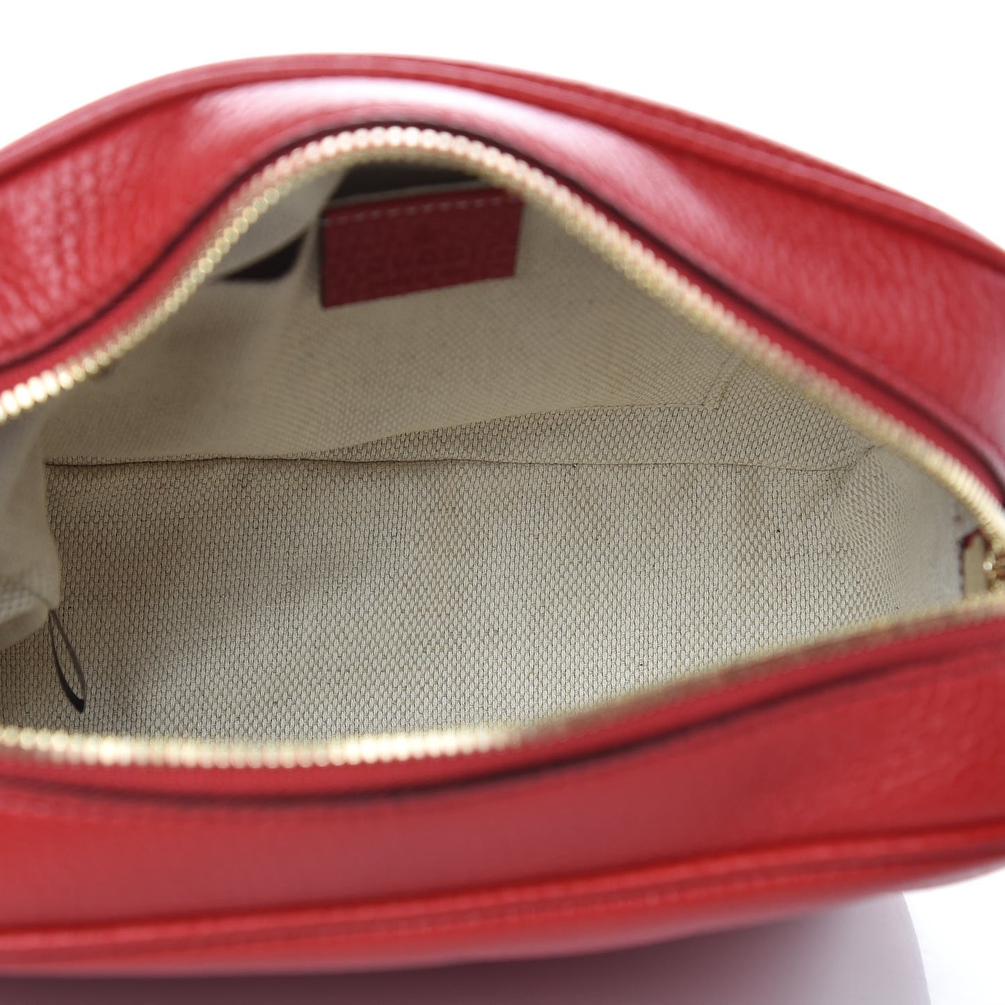 Pebbled Calfskin Small Soho Disco Bag Tabasco Red