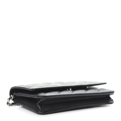 Chanel Caviar Quilted Wallet On Chain WOC Black 4 of 9