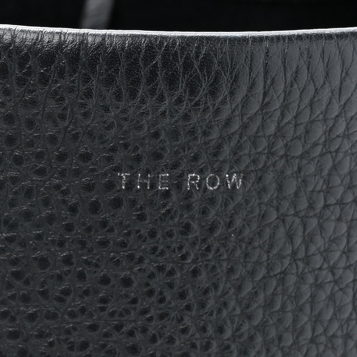 The Row Grained Calfskin Medium N/S Park Tote Black 6 of 14