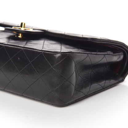 Chanel Lambskin Quilted Medium Double Flap Black 6 of 12