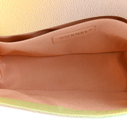 Chanel Caviar Quilted Medium Cuba Rainbow Boy Flap Multicolor 5 of 11