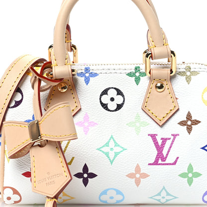 Louis Vuitton LV X TM Monogram Multicolor Nano Speedy White 7 of 9