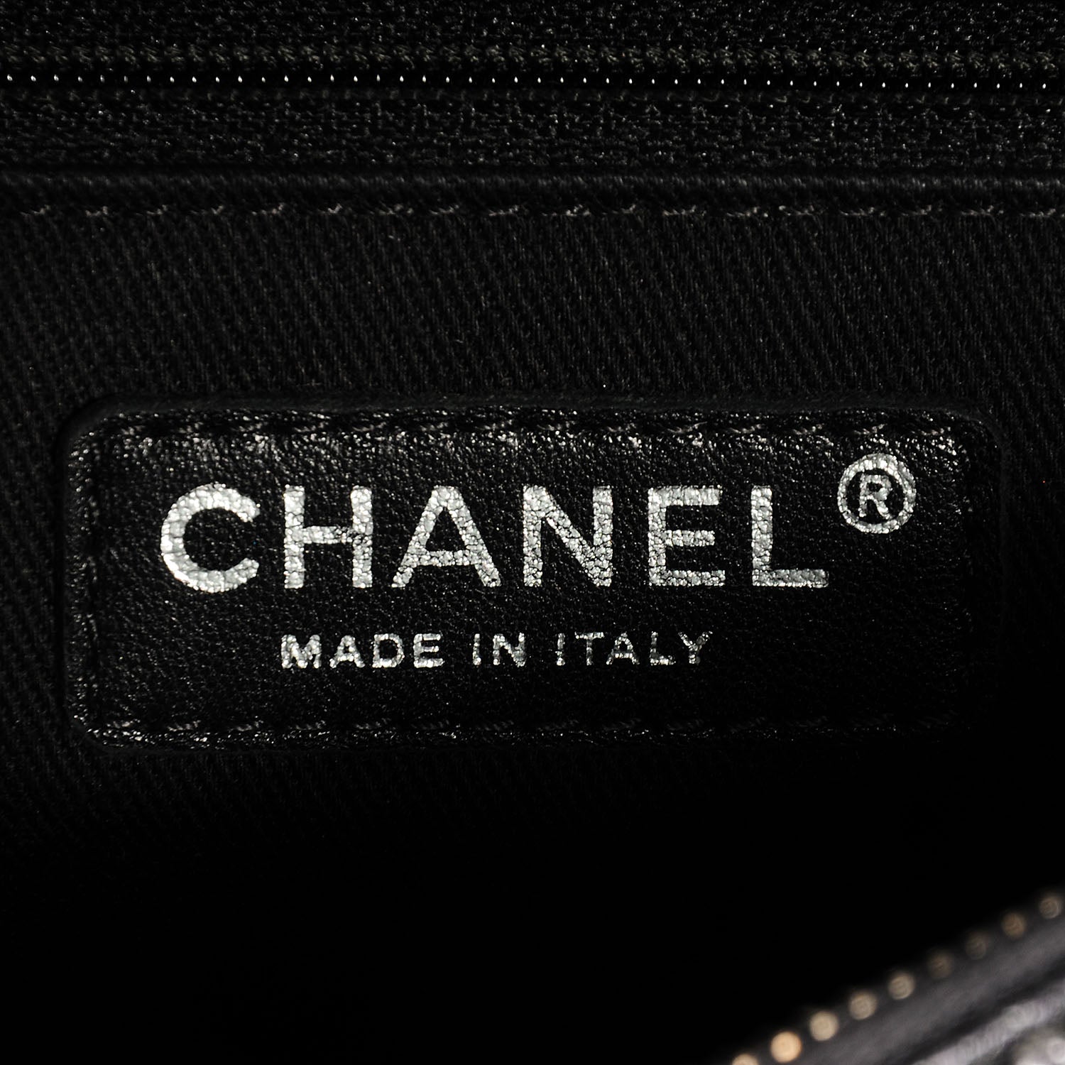 Chanel Iridescent Caviar Medium Chic Flap Dark Grey 7 of 8