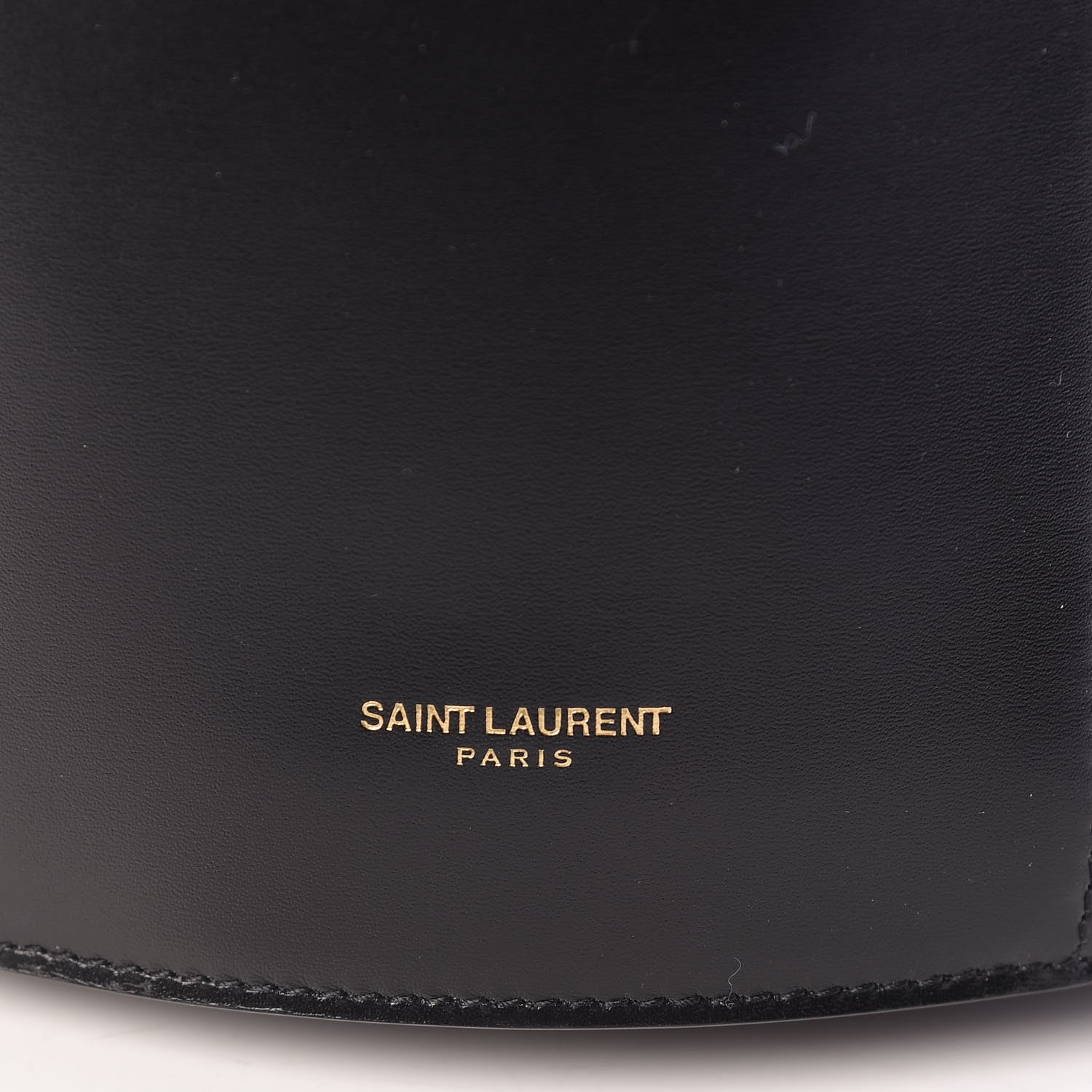 Saint Laurent Smooth Calfskin Medium Talitha Bucket Bag Black 6 of 11