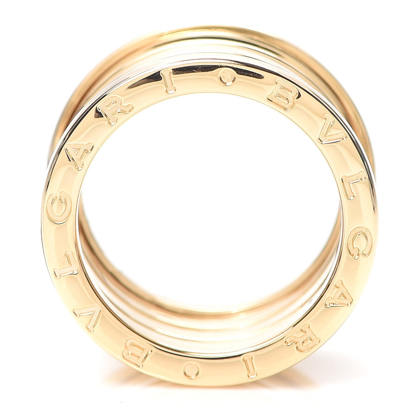 18K Yellow Gold B.Zero1 Five-Band Anniversary Ring 54 6.75