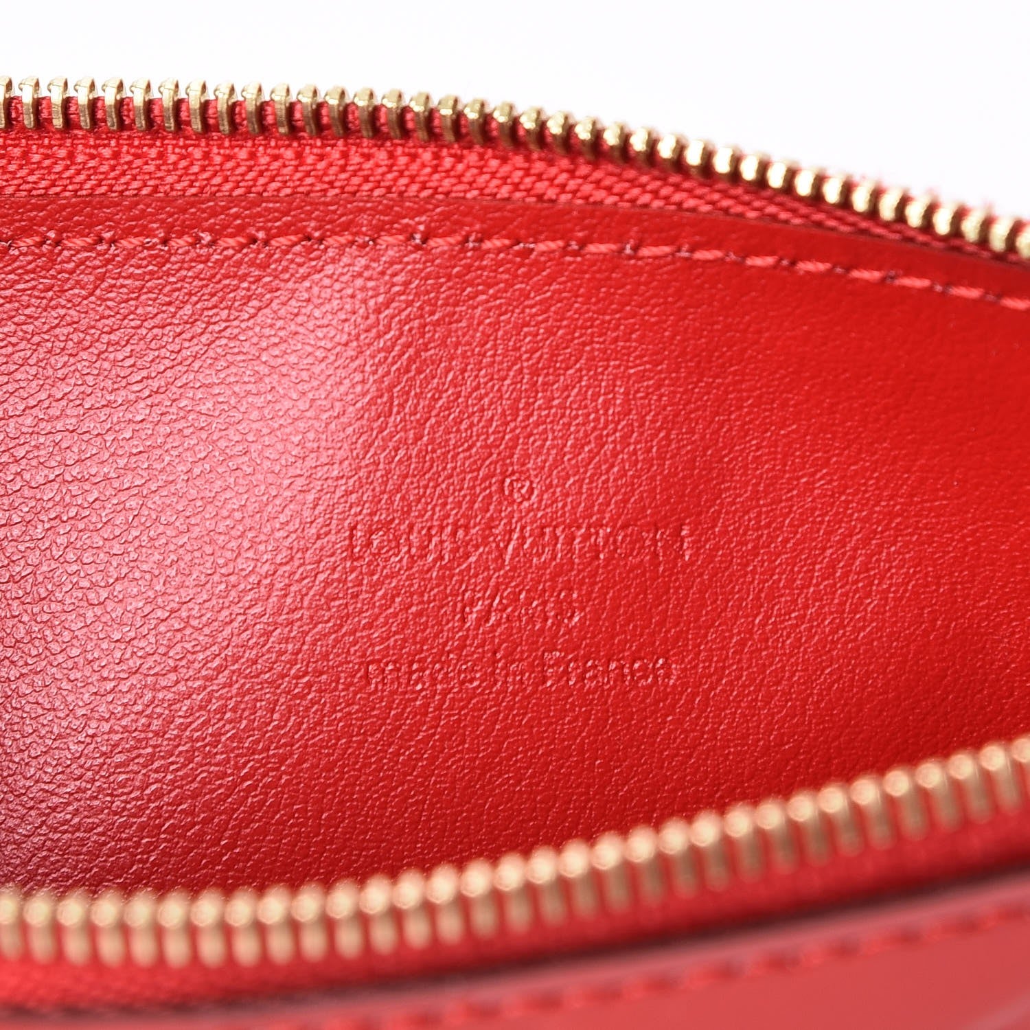 Louis Vuitton Vernis Felicie Chain Wallet Zippered Insert Cherry 6 of 6