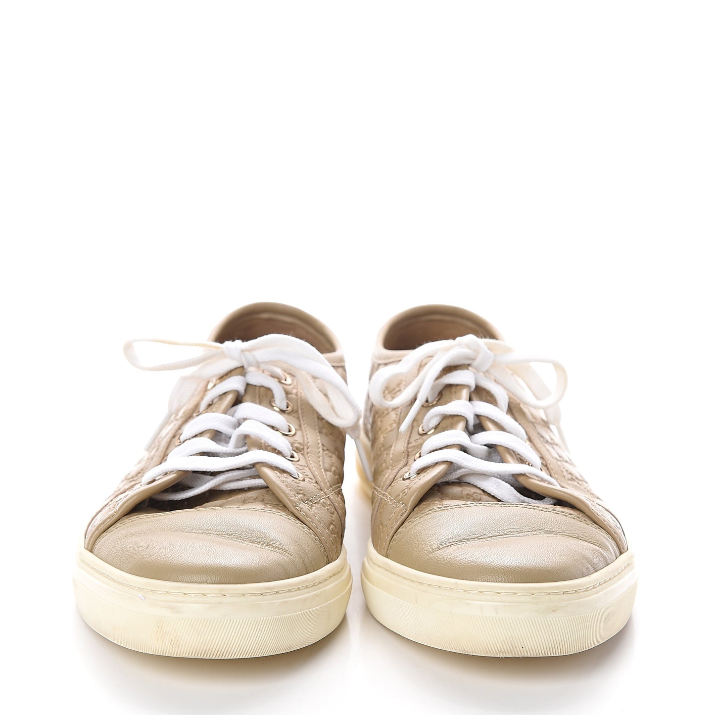 Microguccissima Womens Sneakers 39 Beige