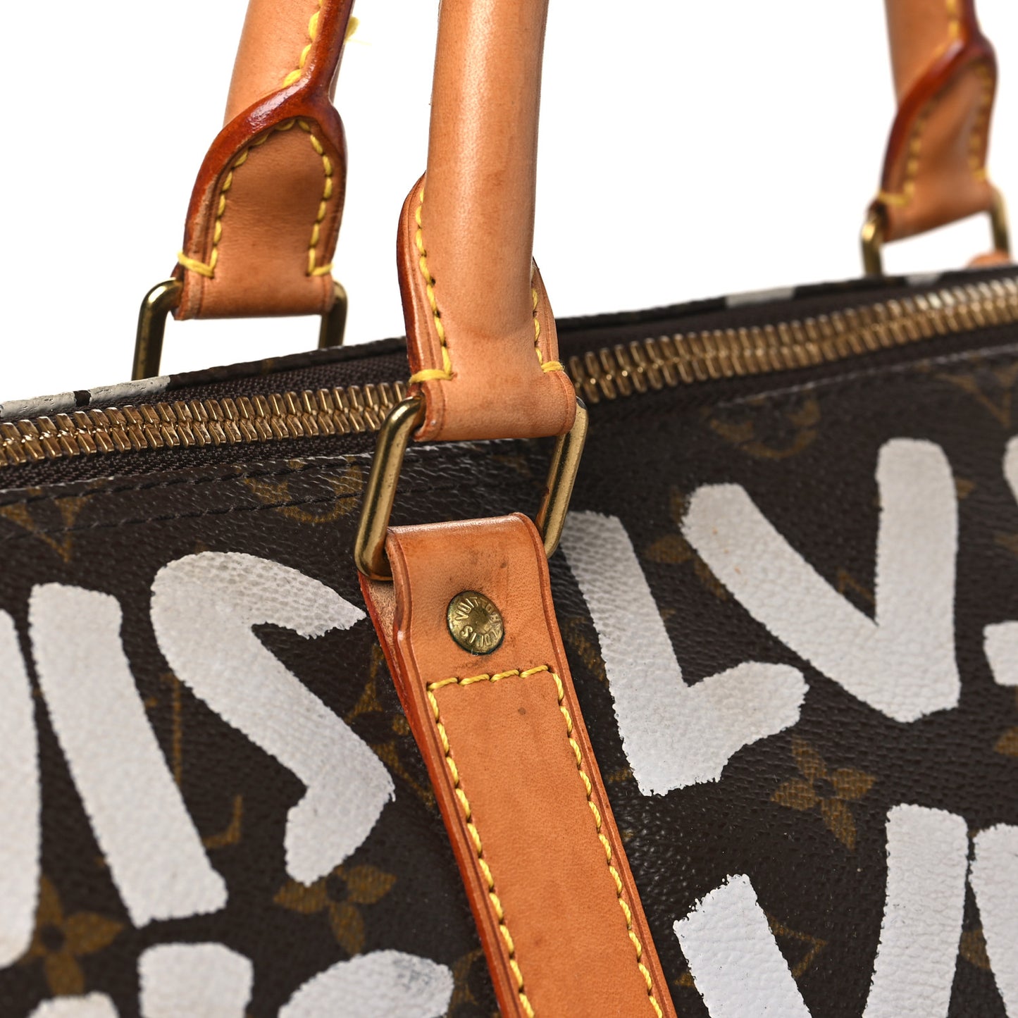 Monogram Graffiti Keepall 50 Silver