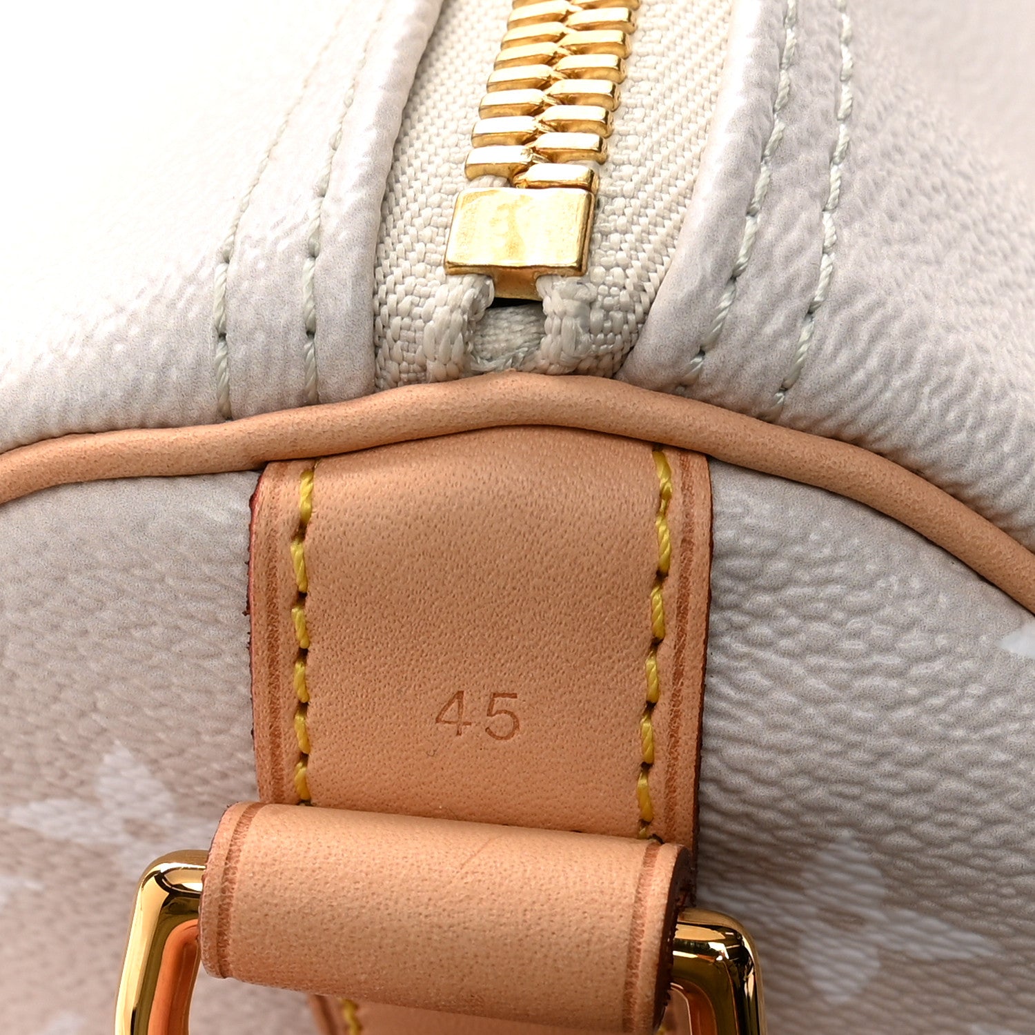 Louis Vuitton Monogram Giant By The Pool Keepall Bandouliere 45 Brume 6 of 9