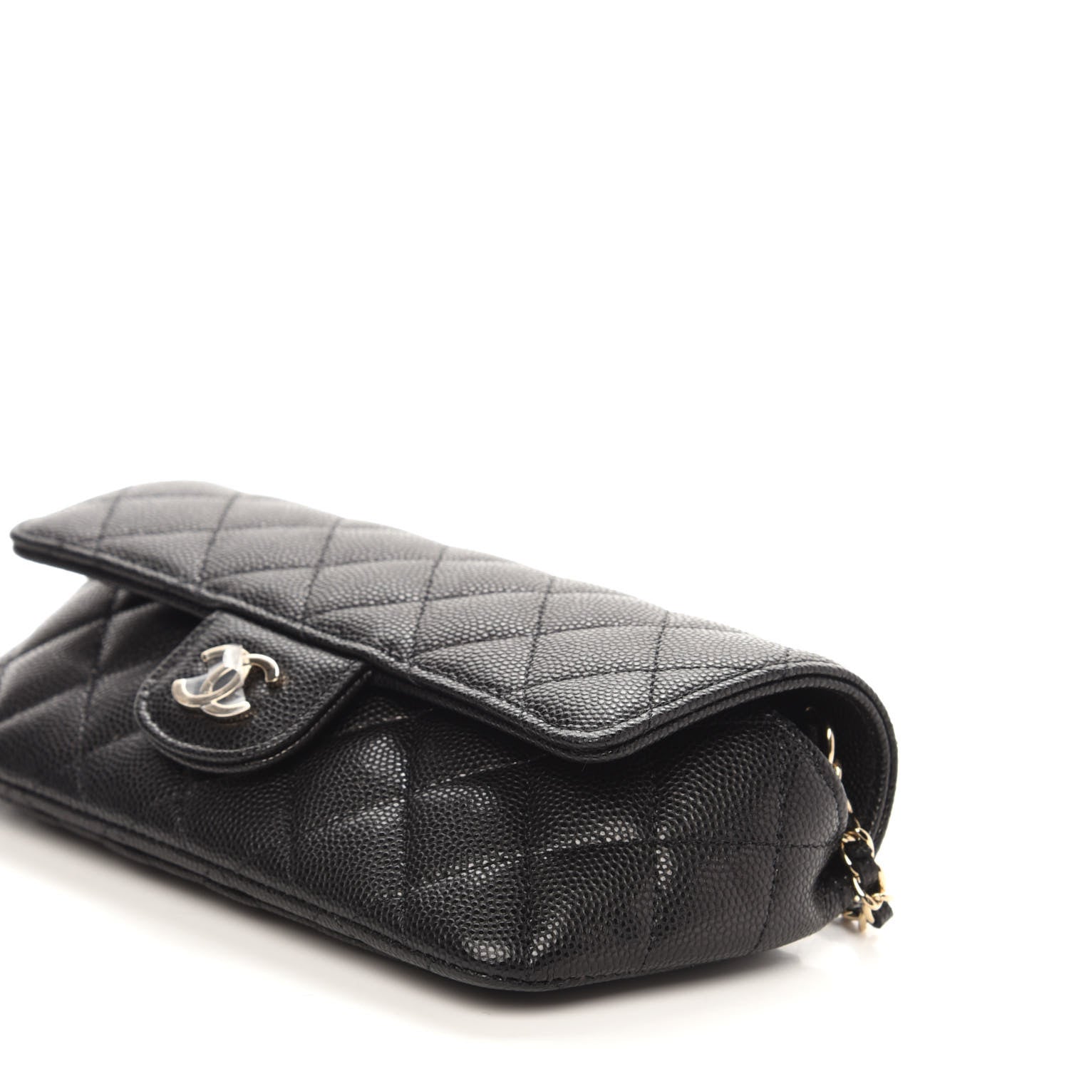 Chanel Caviar Quilted Glasses Case With Chain Black 10 of 12