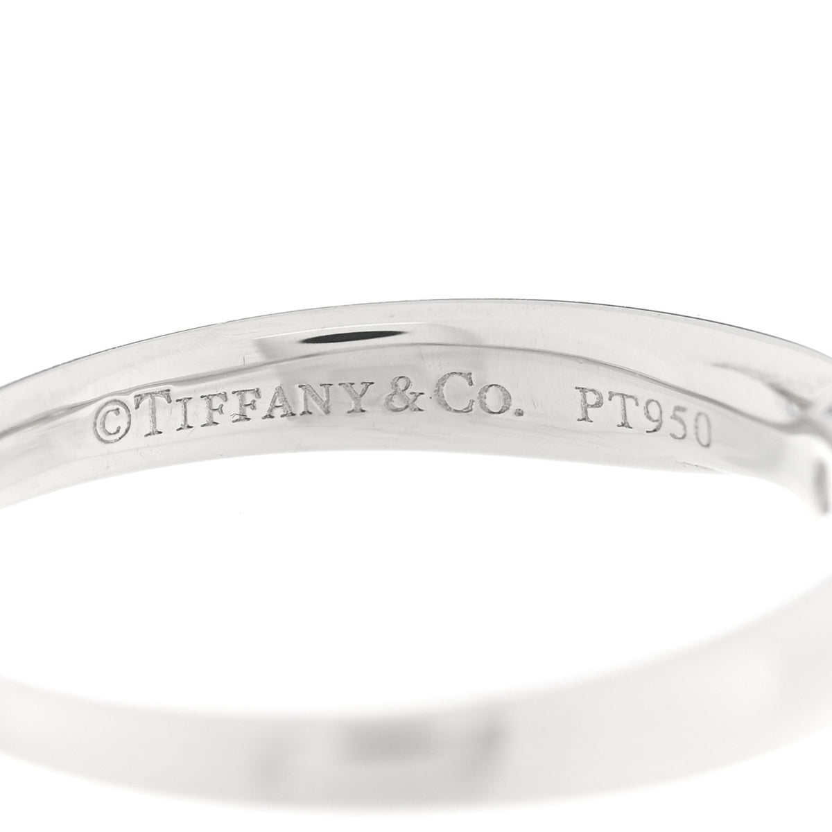 Tiffany Platinum Diamond .30ct Harmony Solitaire Engagement Ring 49 5 4 of 5