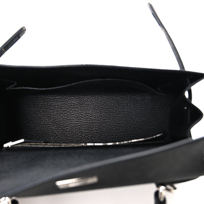 Hermes Epsom Kelly Sellier 25 Black 5 of 10