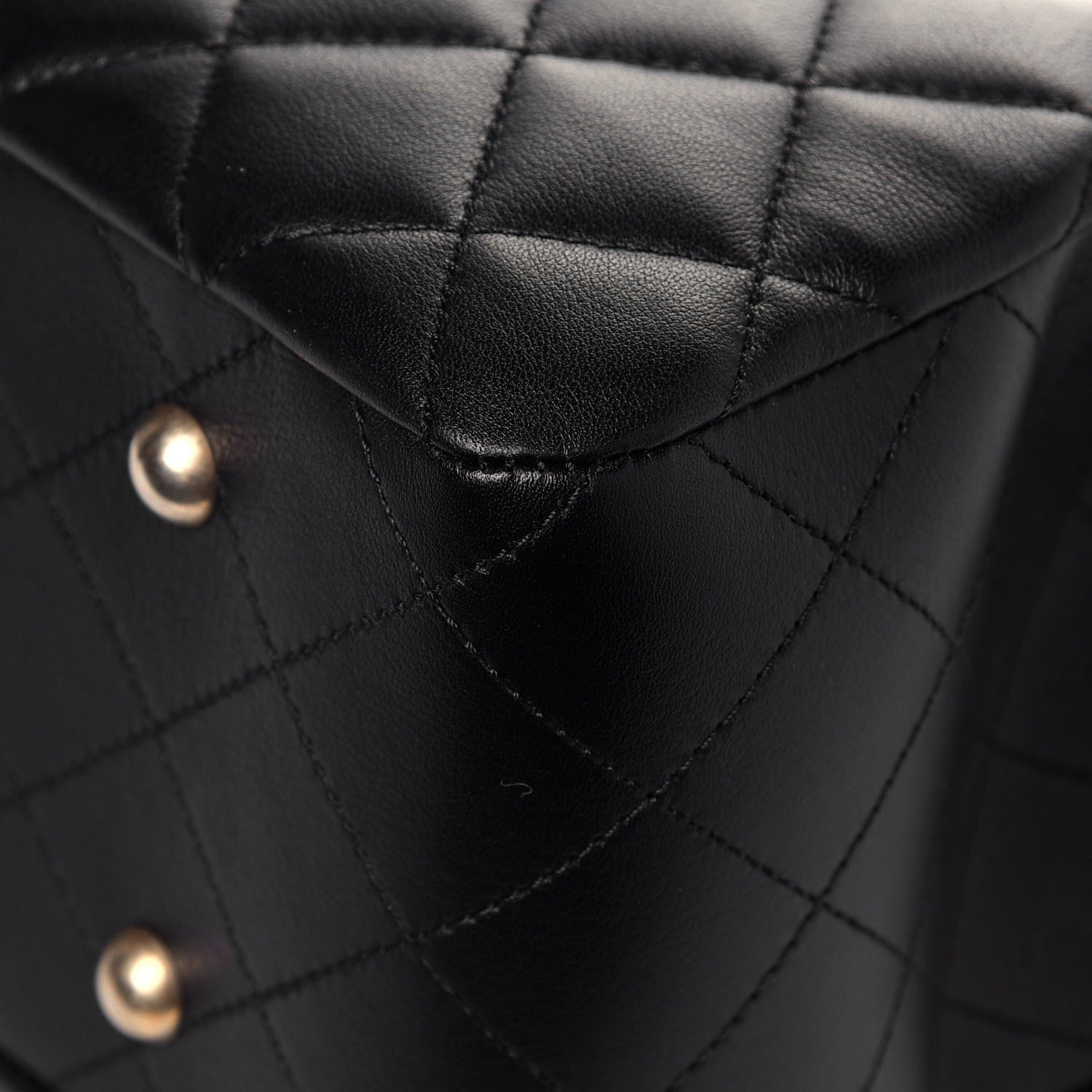 Chanel Calfskin Quilted Large Classic Shopping Tote Black 12 of 12