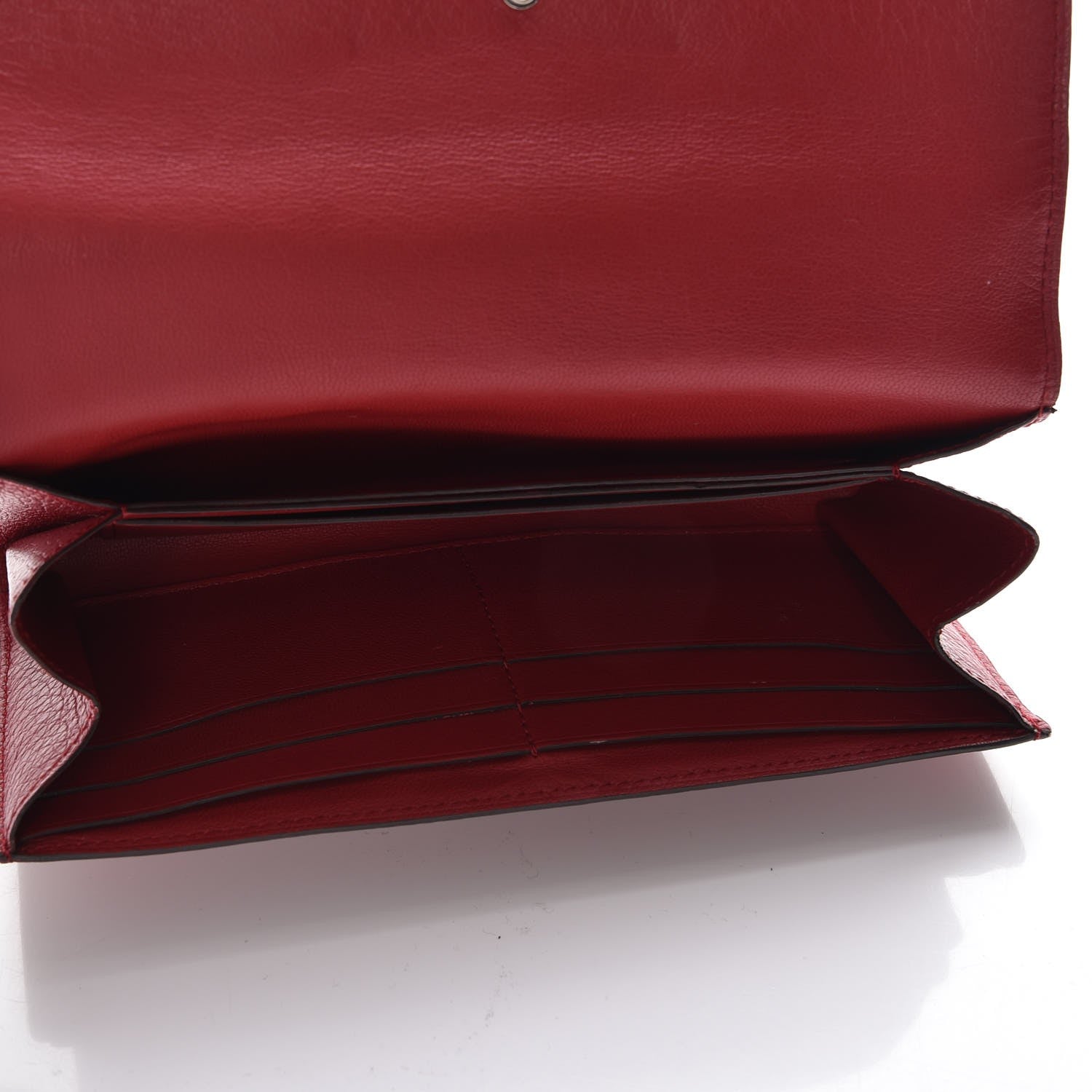 Louis Vuitton Taurillon Vivienne LV Long Wallet Rubis 6 of 7