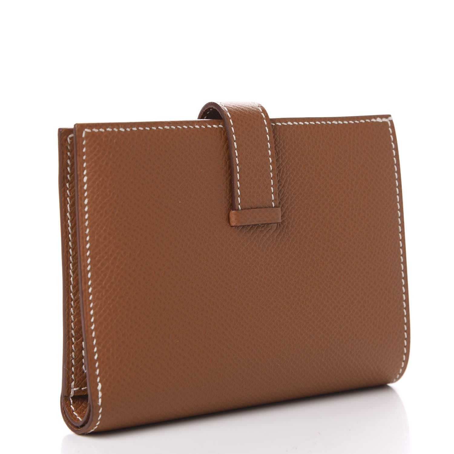 Hermes Epsom Bearn Compact Wallet Gold 3 of 8