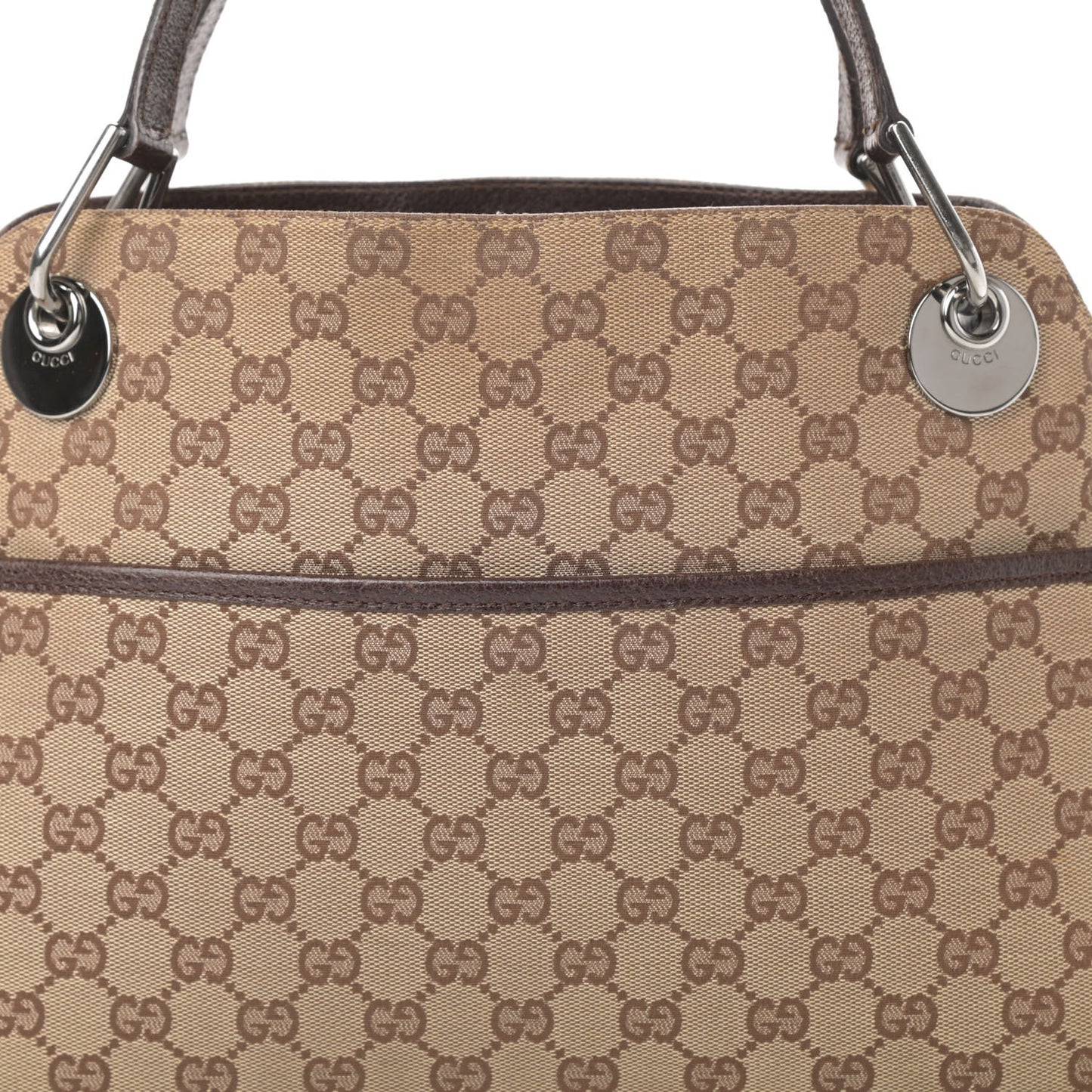 Monogram Medium Eclipse Shoulder Bag Dark Brown