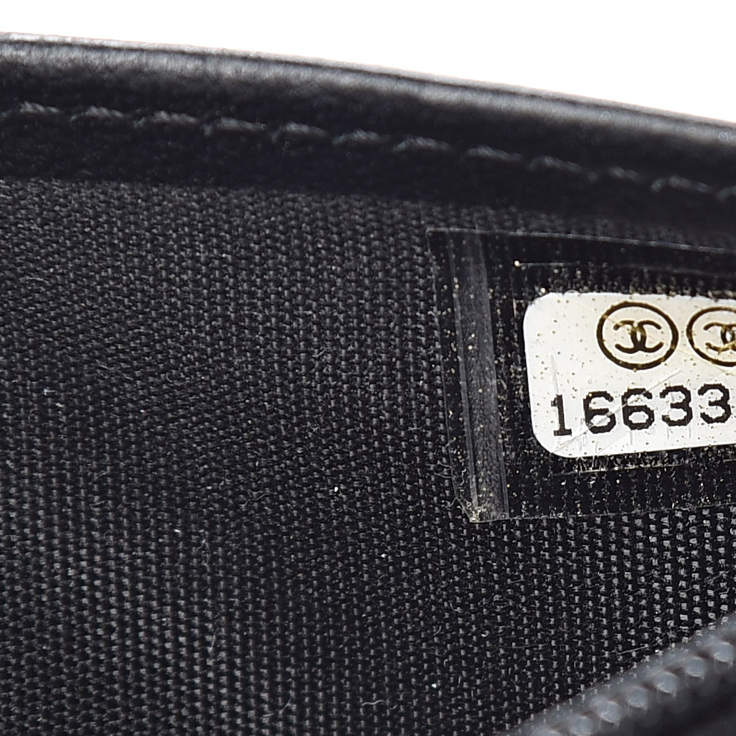 Chanel Lambskin Quilted Boy Zip Pocket Wallet Black 8 of 11