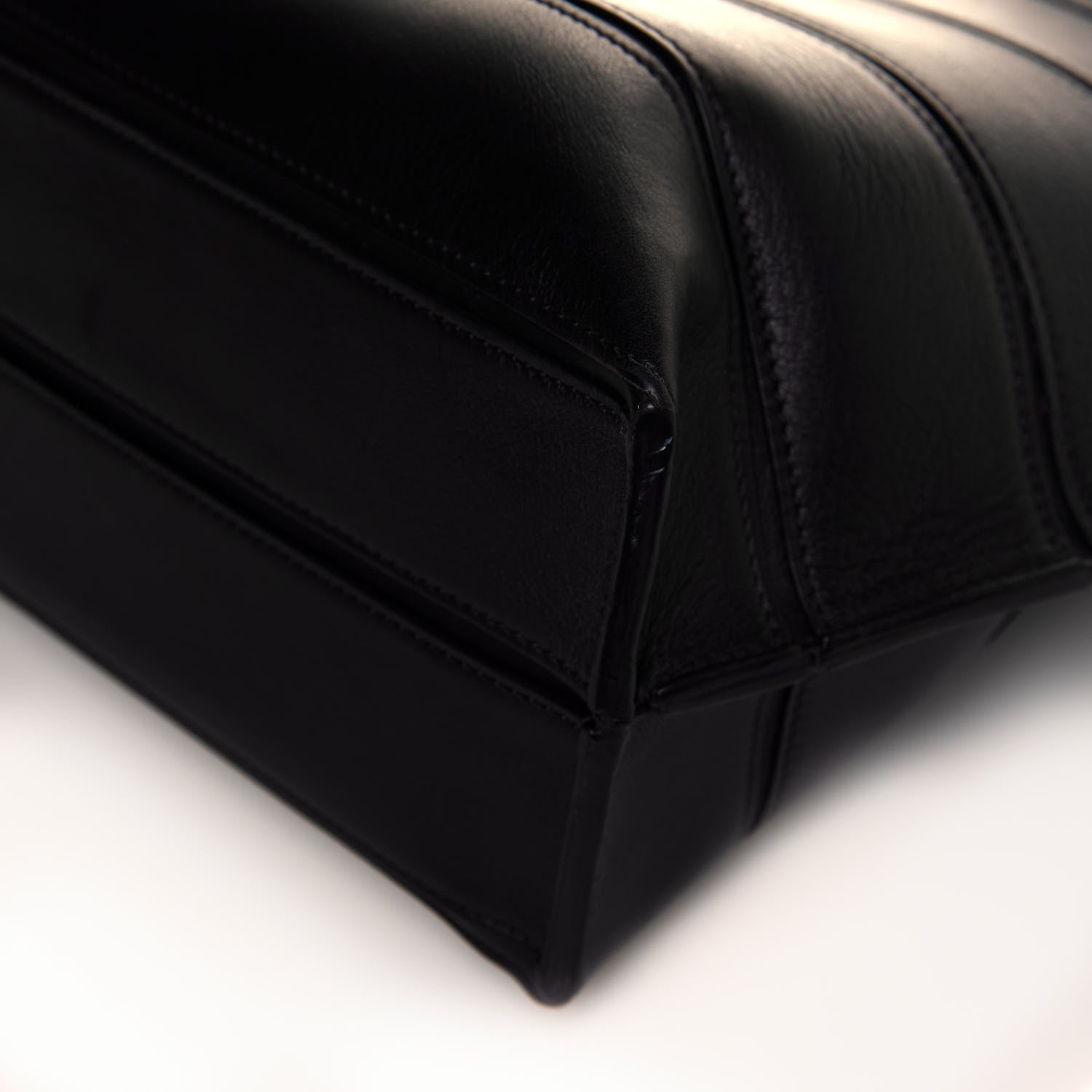 Loewe Calfskin Strip Shoulder Bag Black 11 of 11