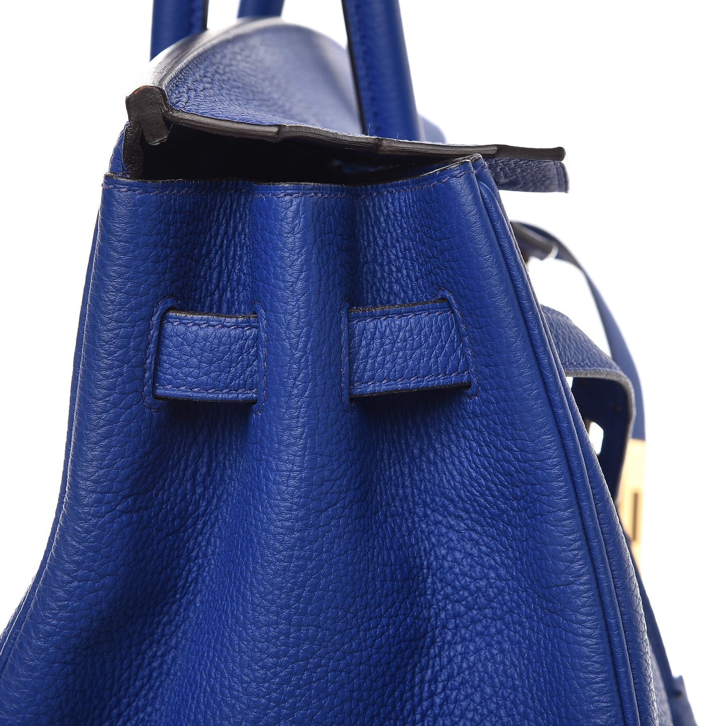 Togo Birkin 35 Bleu Electrique