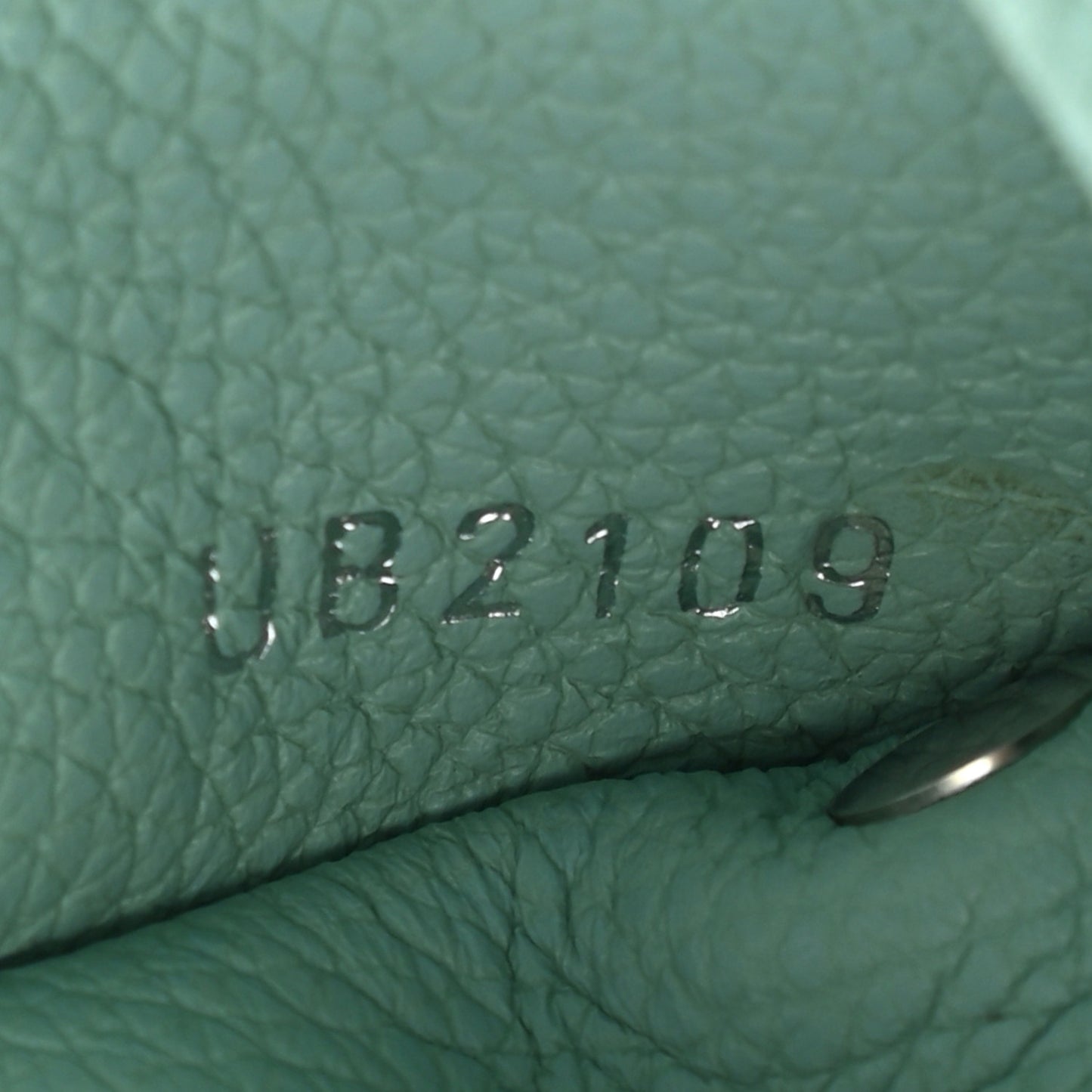 Calfskin Lockmini Wallet Menthe