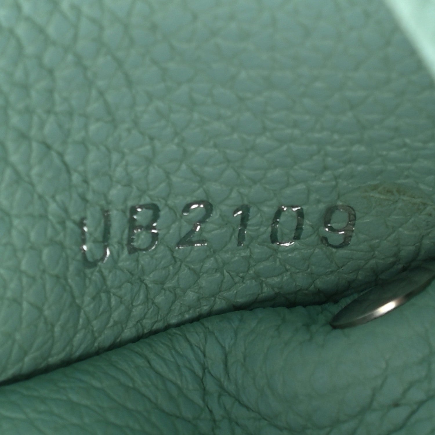 Louis Vuitton Calfskin Lockmini Wallet Menthe 8 of 9