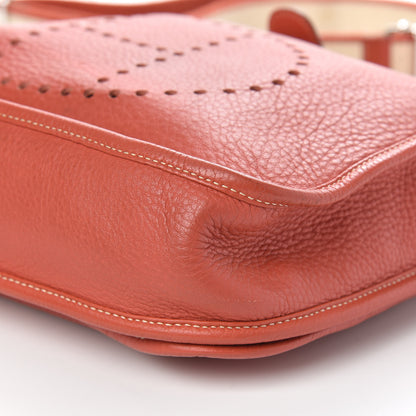 Hermes Taurillon Clemence Amazone Evelyne III PM Sanguine 11 of 12