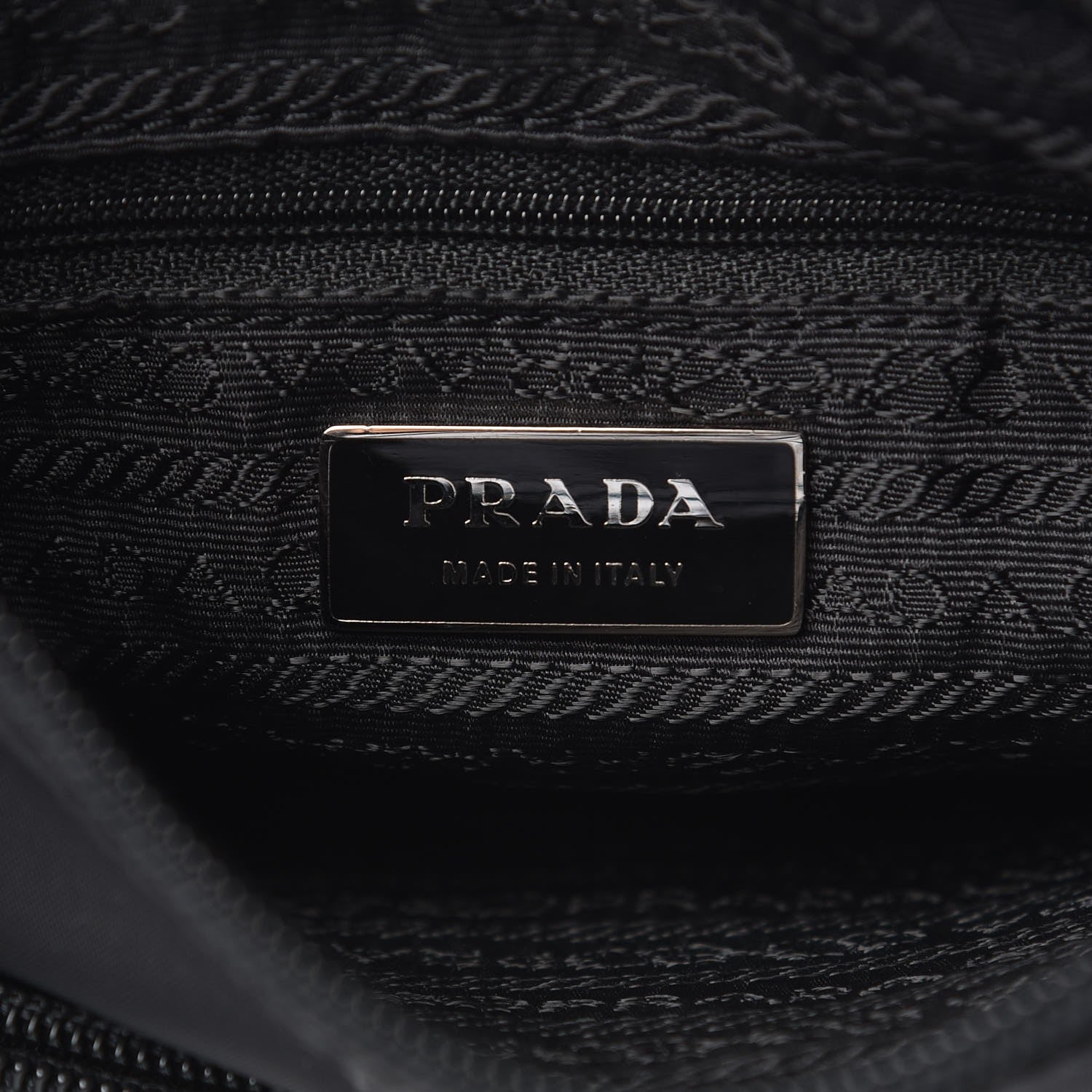 Prada Nylon Vela Messenger Black 6 of 11