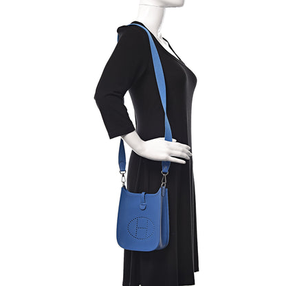 Hermes Taurillon Maurice Amazone Evelyne TPM Bleu Zellige 2 of 11