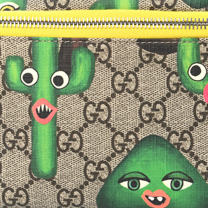 Gucci GG Supreme Monogram Smiling Plants Childrens Belt Bag Multicolor 8 of 10