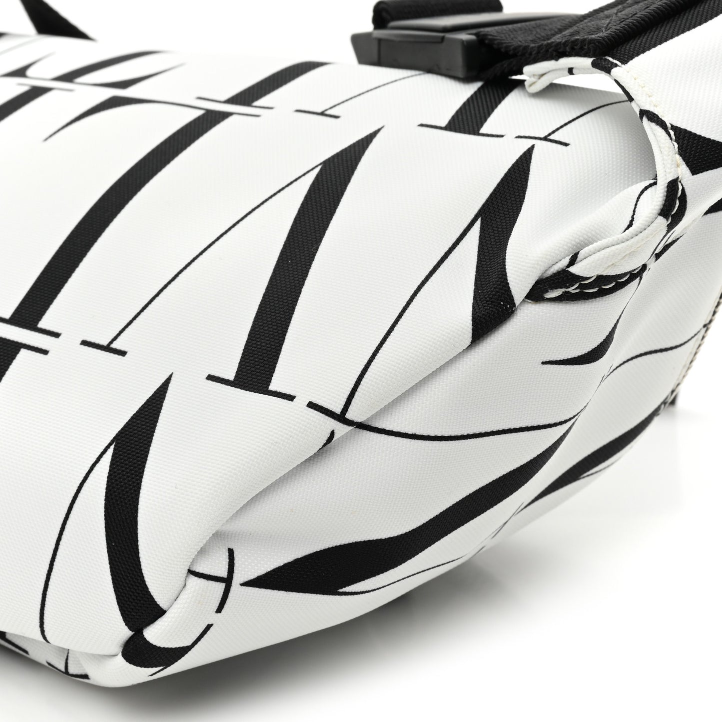 Nylon Mens VLTN Belt Bag White Black