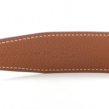 Hermes Box Togo 32mm H Belt 95 Black Gold 5 of 7