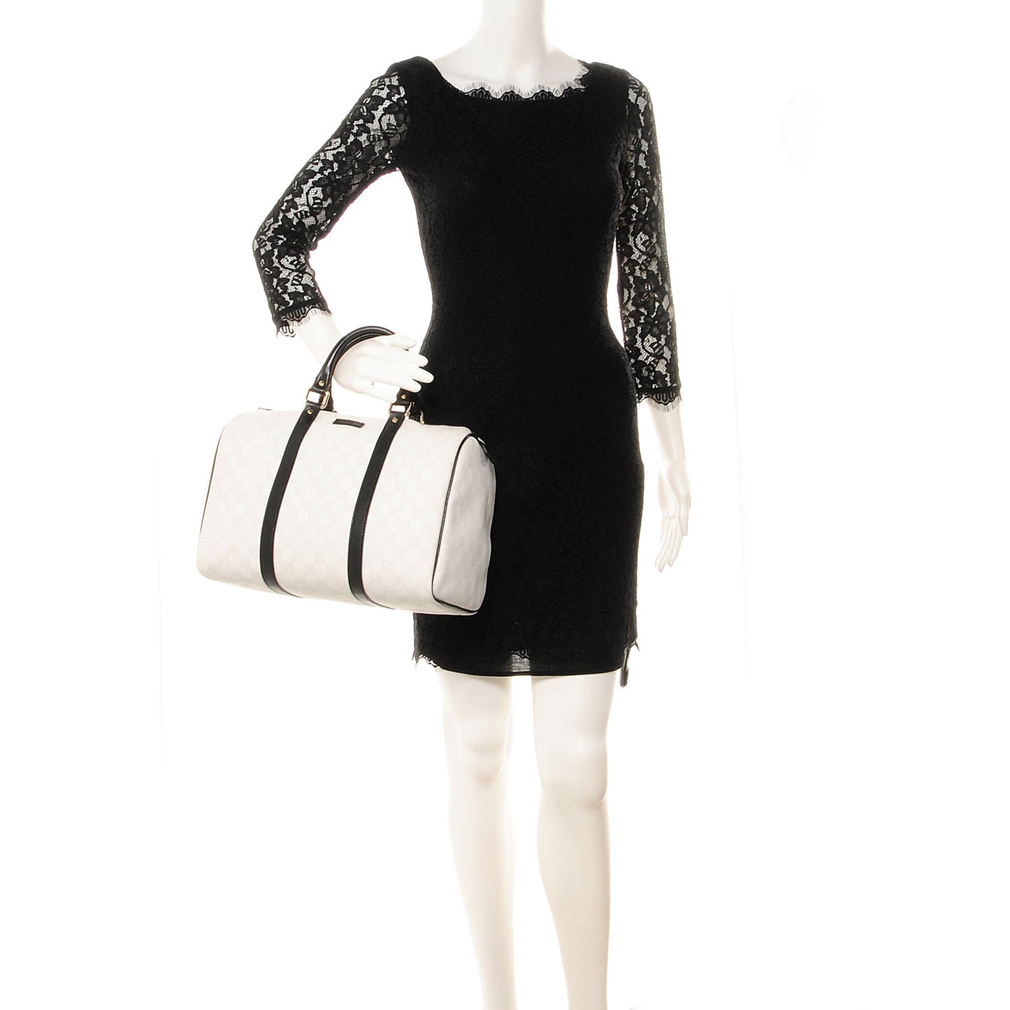 Monogram Medium Joy Boston Black Trim