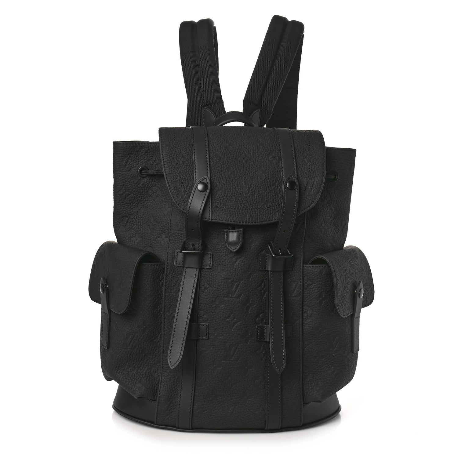 Louis Vuitton Taurillon Monogram Christopher PM Backpack Black 1 of 8