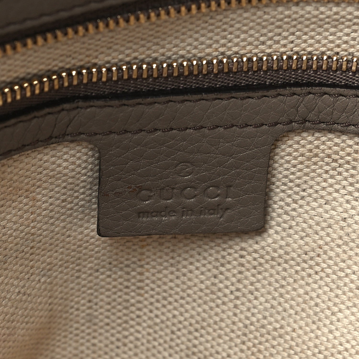 Gucci Pebbled Calfskin Medium Soho Hobo New Fango 6 of 11