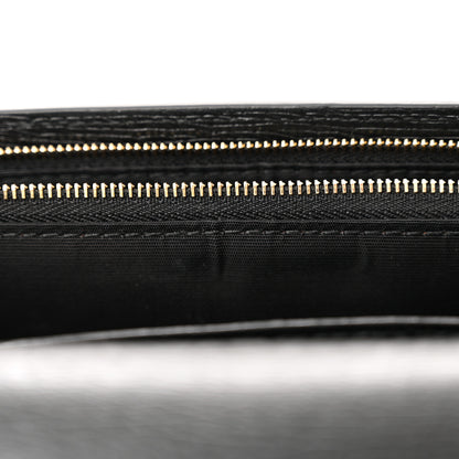 Gucci Calfskin Script Logo Wallet On Chain Black 7 of 10