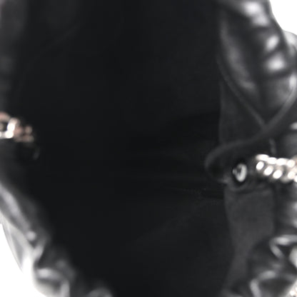 Saint Laurent Lambskin Small Teddy Bucket Bag Black 6 of 12