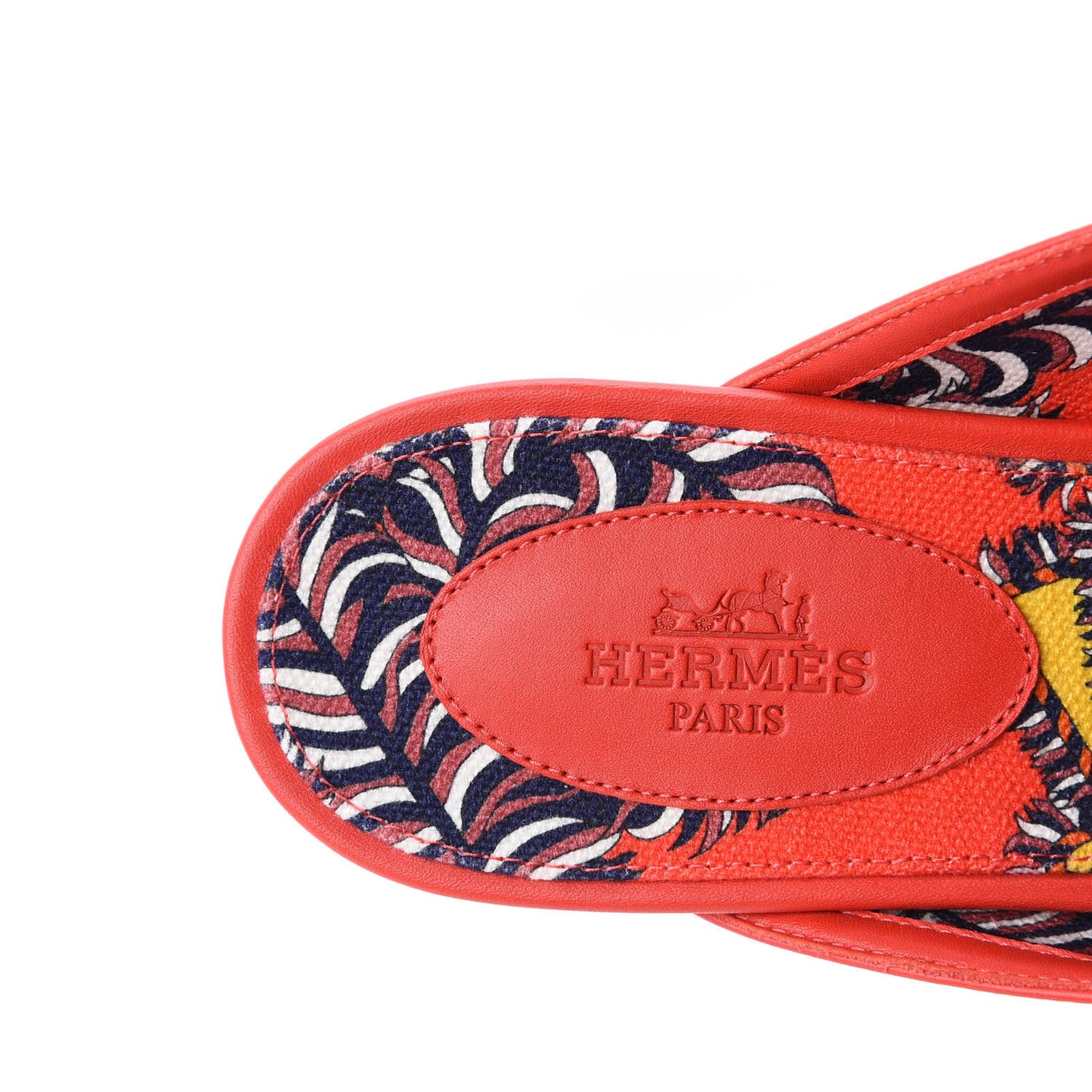 Calfskin Oz Mules 38.5 Pavot