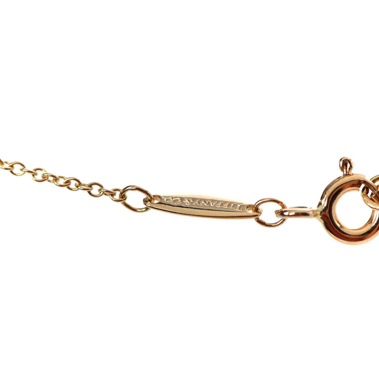 18K Yellow Gold Diamond .14ct Elsa Peretti Diamonds by the Yard Pendant Necklace