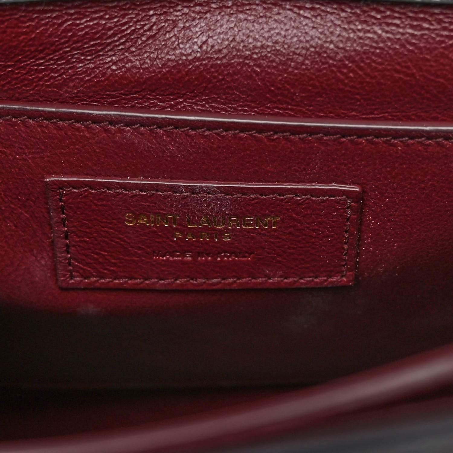 Saint Laurent Grain de Poudre Medium Classic Monogram Cassandra Top Handle Dark Smog 5 of 8