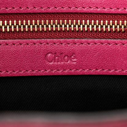 Chloe Tumbled Lambskin Small Ethel Satchel Cyclamen 6 of 10