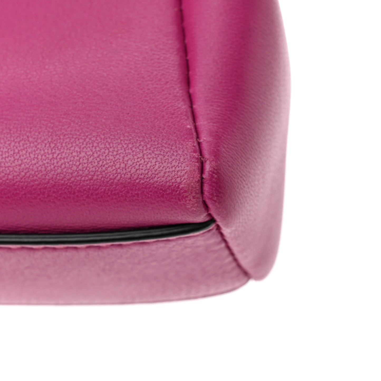 Nappa Micro Peekaboo Iconic Satchel Magenta