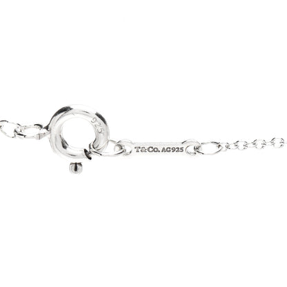 Tiffany Sterling Silver Paloma Picasso Graffiti Love Pendant Necklace 4 of 5