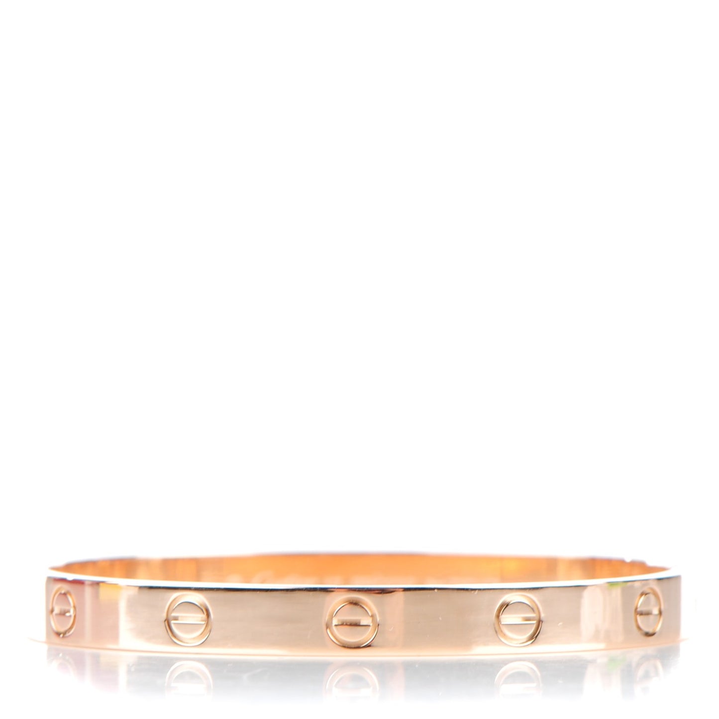 18K Pink Gold LOVE Bracelet 17