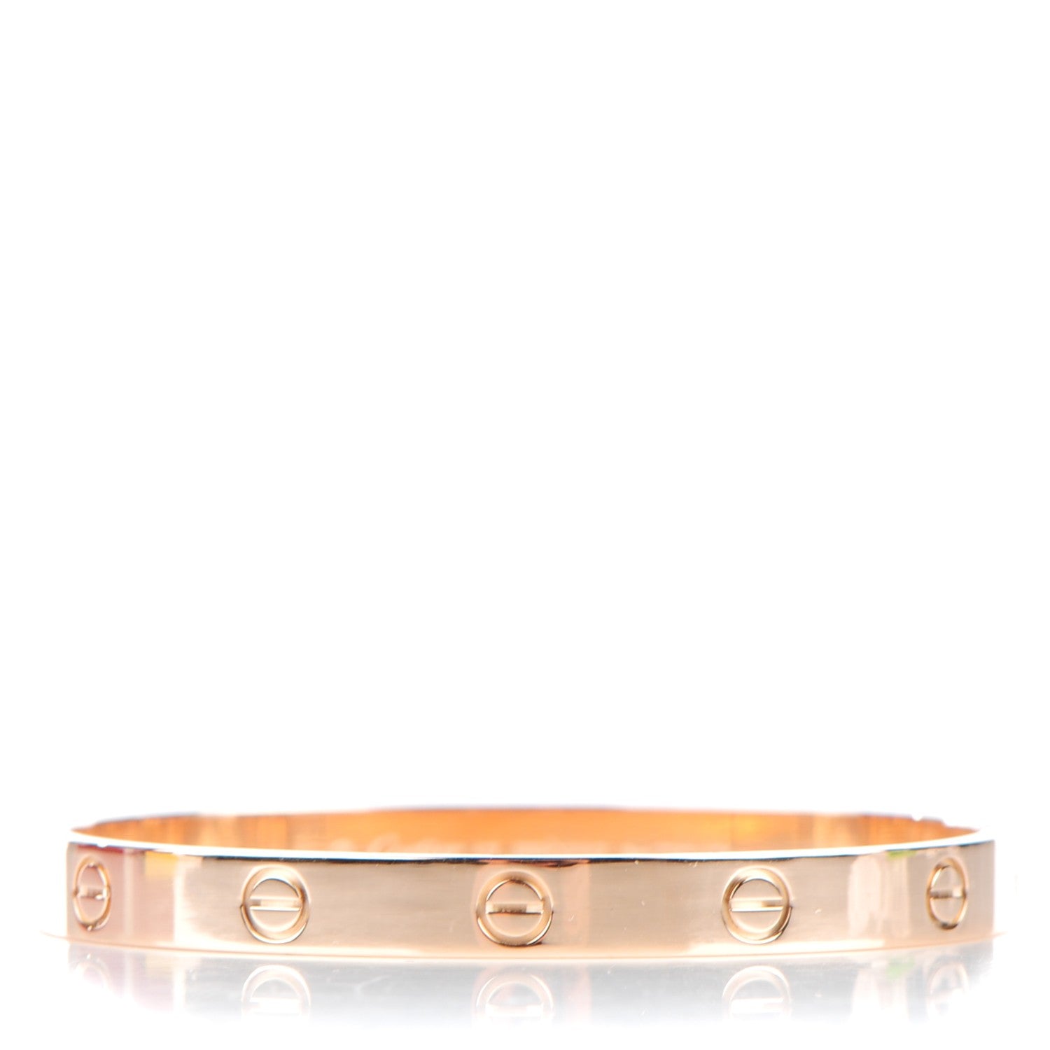 Cartier 18K Pink Gold LOVE Bracelet 17 1 of 7