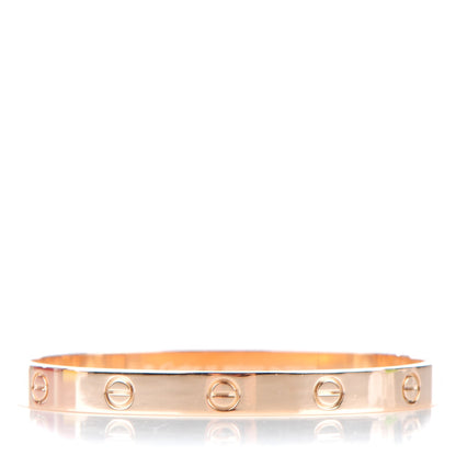 Cartier 18K Pink Gold LOVE Bracelet 17 1 of 7