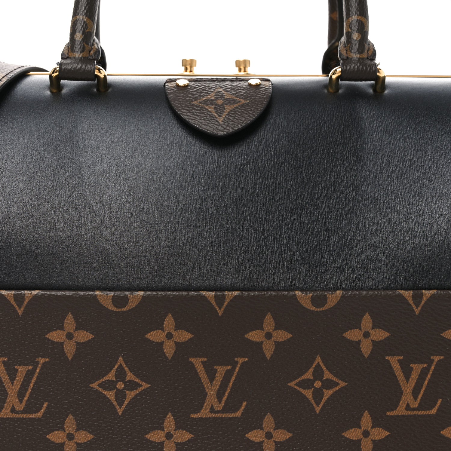 Louis Vuitton Calfskin Monogram Speedy Doctor 25 Black 7 of 9