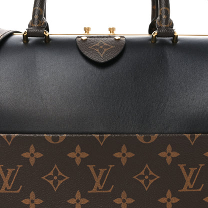 Louis Vuitton Calfskin Monogram Speedy Doctor 25 Black 7 of 9