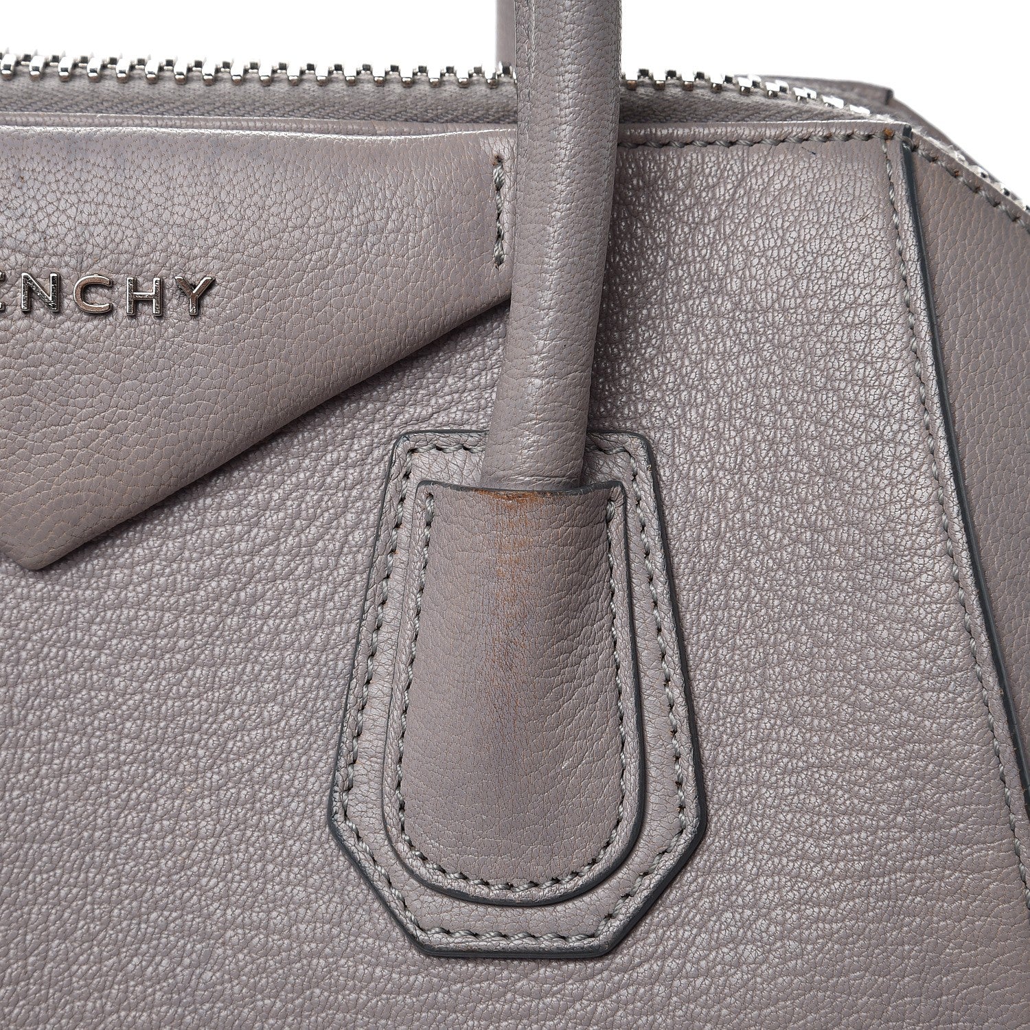 Givenchy Sugar Goatskin Small Antigona Pearl Grey 9 of 22