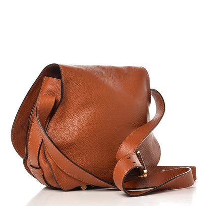 Chloe Calfskin Medium Marcie Round Crossbody Bag Tan 3 of 8