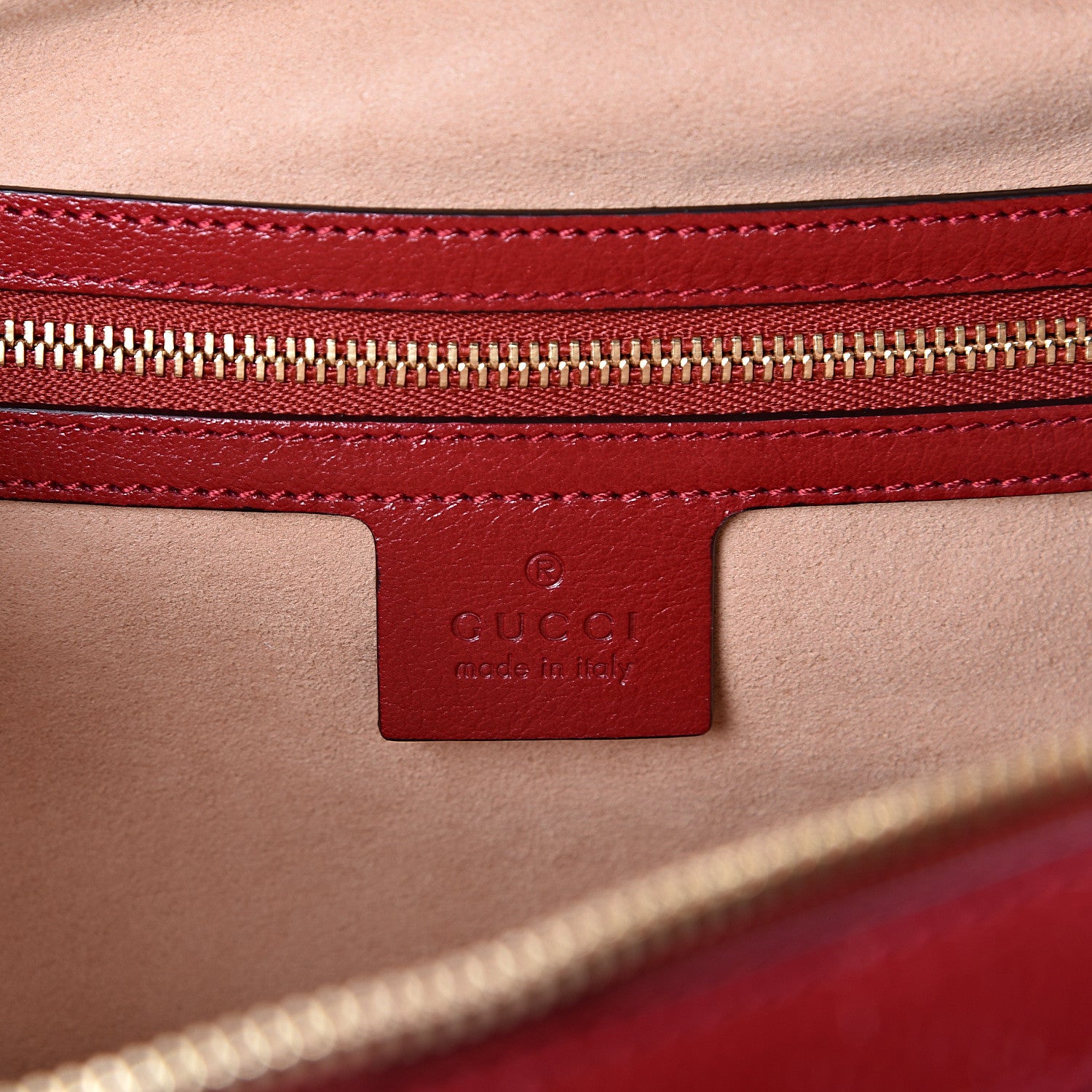 Gucci Suede Calfskin Web Small Ophidia Top Handle Shoulder Bag New Blue Romantic Cherry 5 of 9